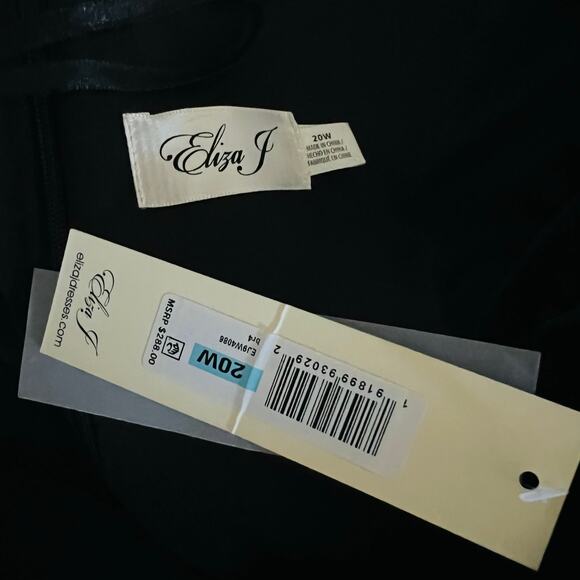 Eliza J Velvet Floral Damask Skirt Maxi Dress Size 20W NWT - Picture 5 of 9